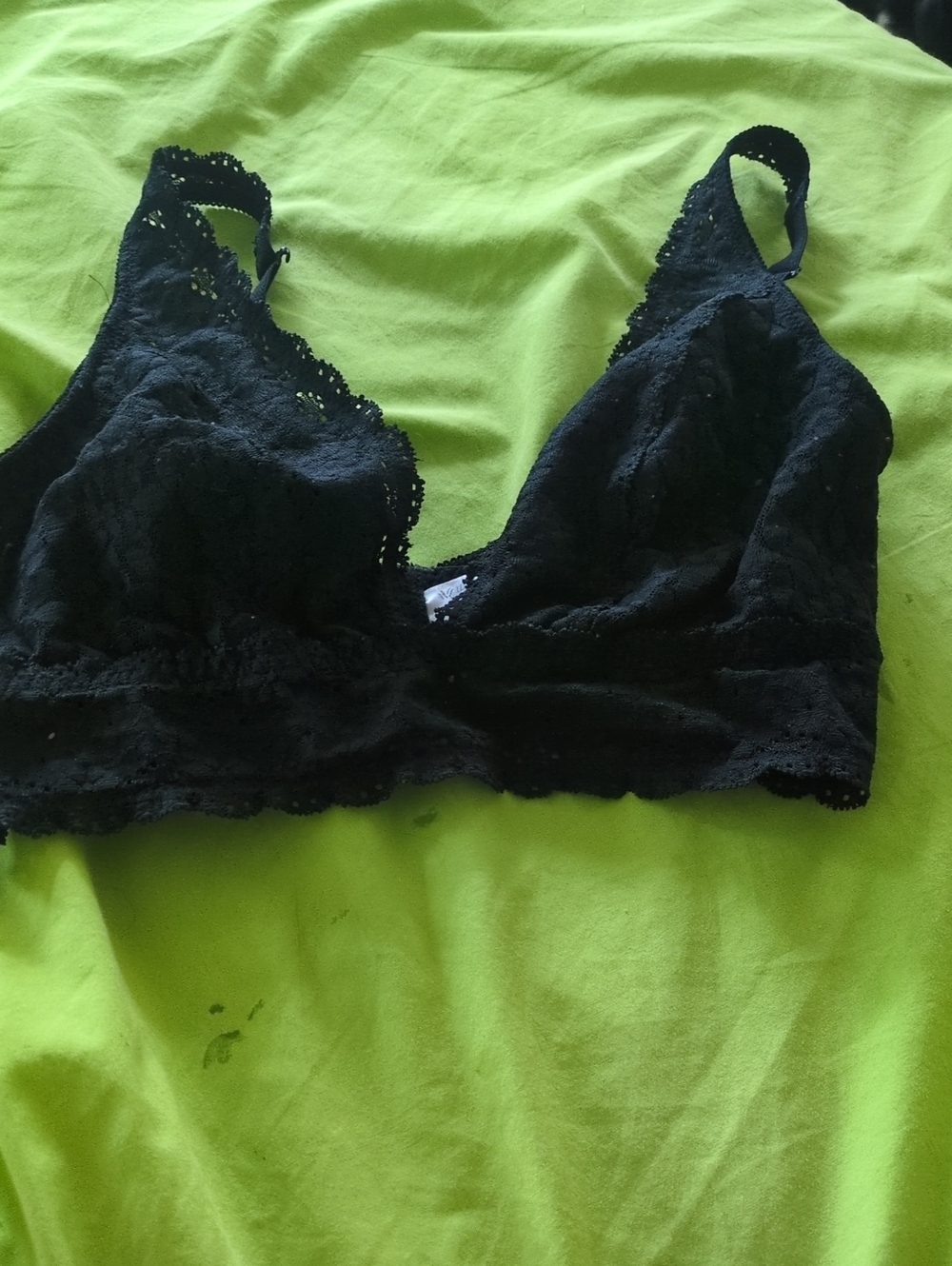 Wacoal Black Lace Wireless Bralette